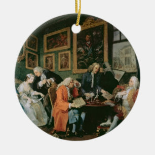 Marriage a la Mode: I - The Marriage Settlement, c Ceramic Tree Decoration