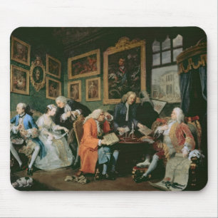 Marriage a la Mode: I - The Marriage Settlement, c Mouse Pad