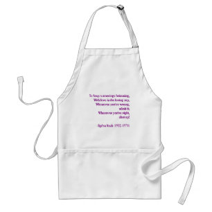 Marriage advice - apron