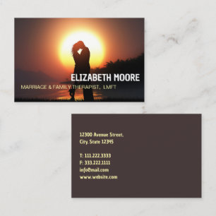 Marriage And Family Therapist Business Card