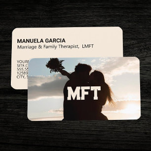 Marriage and Family Therapy MFT Business Card