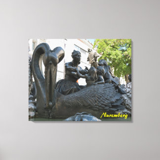 Marriage Carousel in Nuremberg Canvas Print