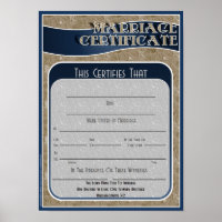 Marriage Certificate