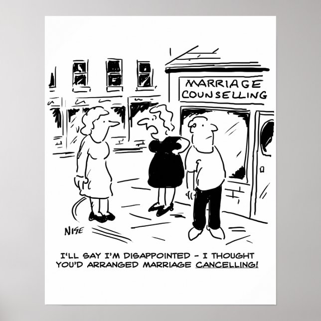 Marriage Counselling, not Canceling Poster (Front)
