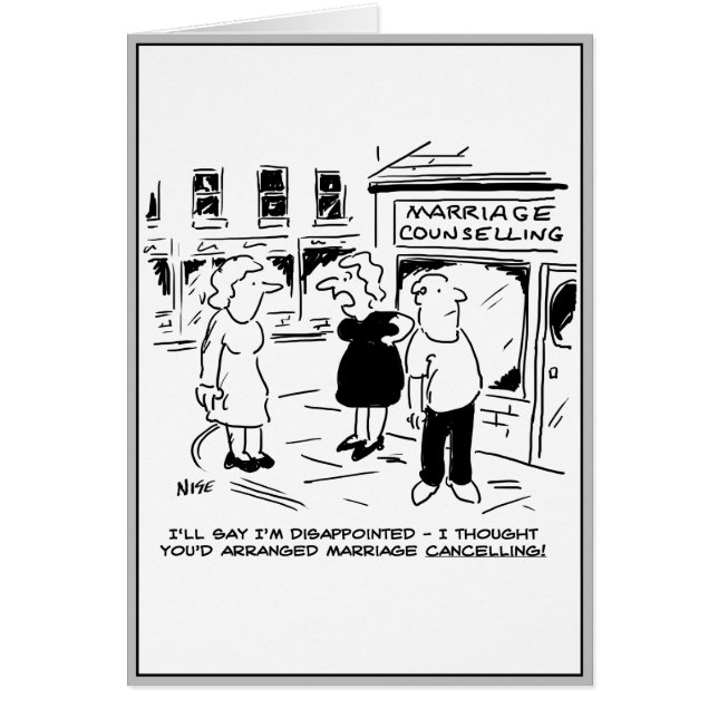 Marriage Counselling, not Cancelling (Front)