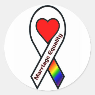 Marriage Equality Classic Round Sticker