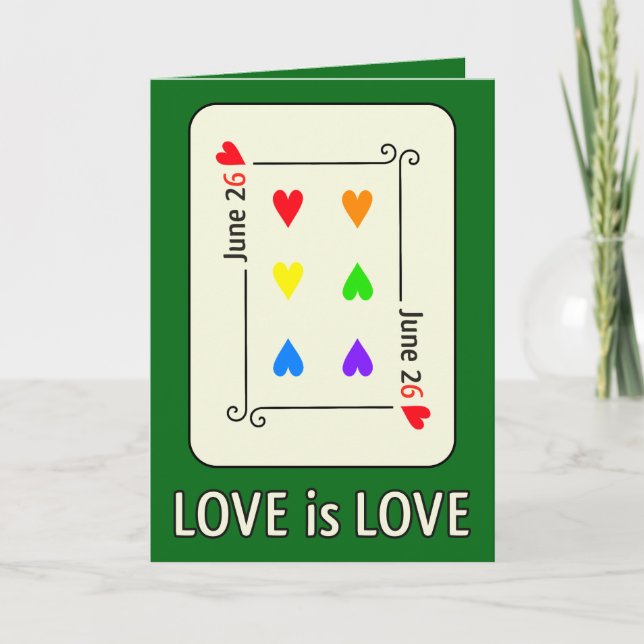 Marriage Equality Day Greeting Card (Front)