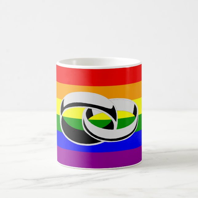 Marriage Equality Gay Pride Mug (Center)