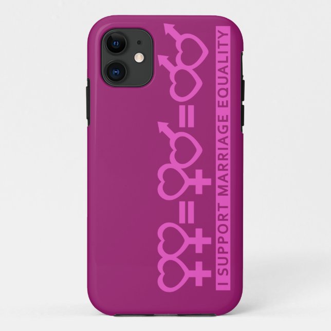 Marriage Equality / One Love custom iPhone case (Back)