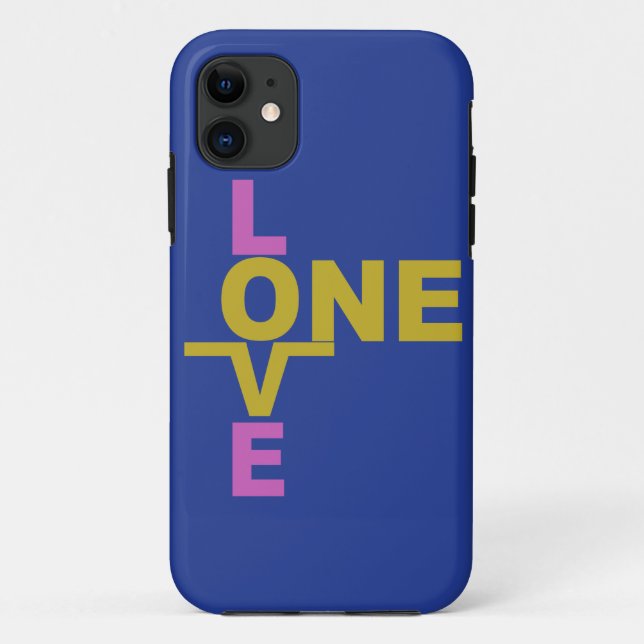 Marriage Equality / One Love custom iPhone case (Back)