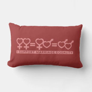 Marriage Equality / One Love custom pillow