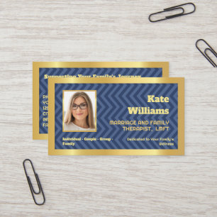 Marriage & Family Psychologist Business Card