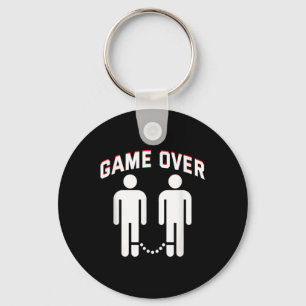 Marriage Game Over Wedding Proposal Engagement Bri Key Ring