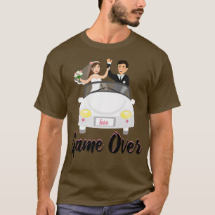 Marriage Game Over Wedding Proposal Engagement Bri T-Shirt