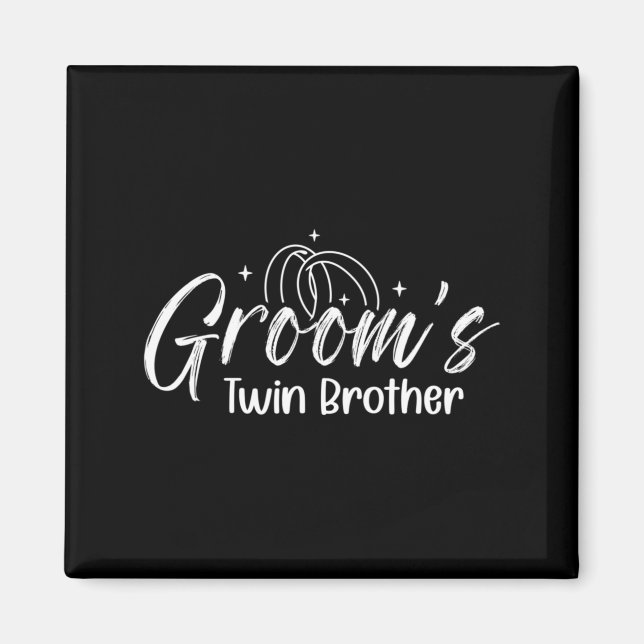 Marriage - Grooms Twin Brother Performance Magnet (Front)
