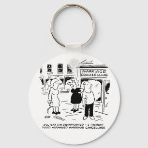 Marriage Guidance. Counselling, not Canceling... Key Ring