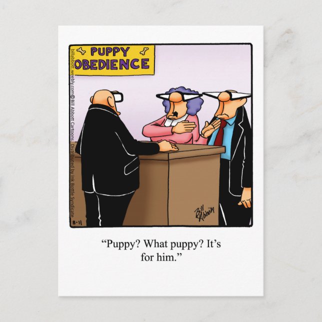 Marriage Humour Postcard " Spectickles" (Front)