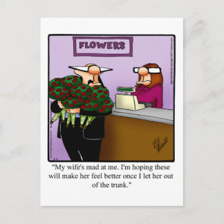Marriage Humour Postcard "Spectickles"