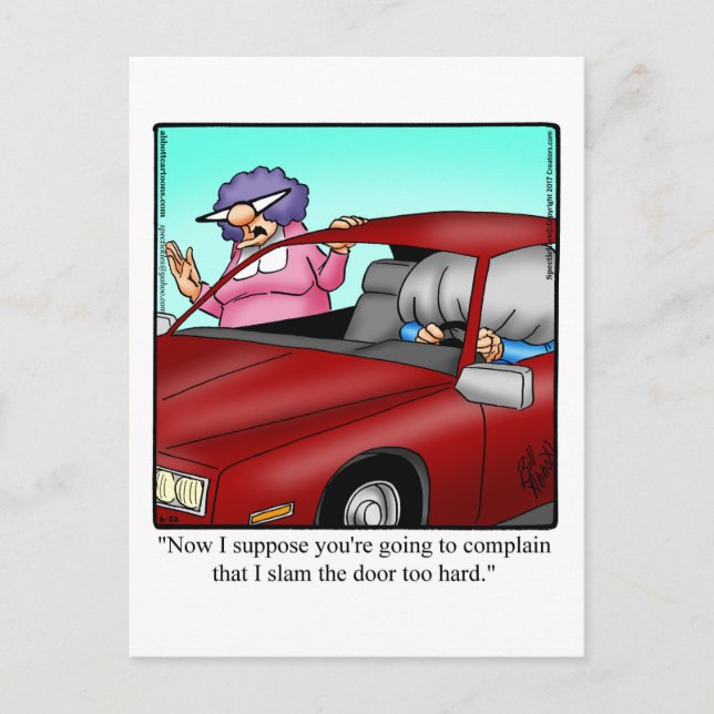 Marriage Humour Postcard "Spectickles" (Front)