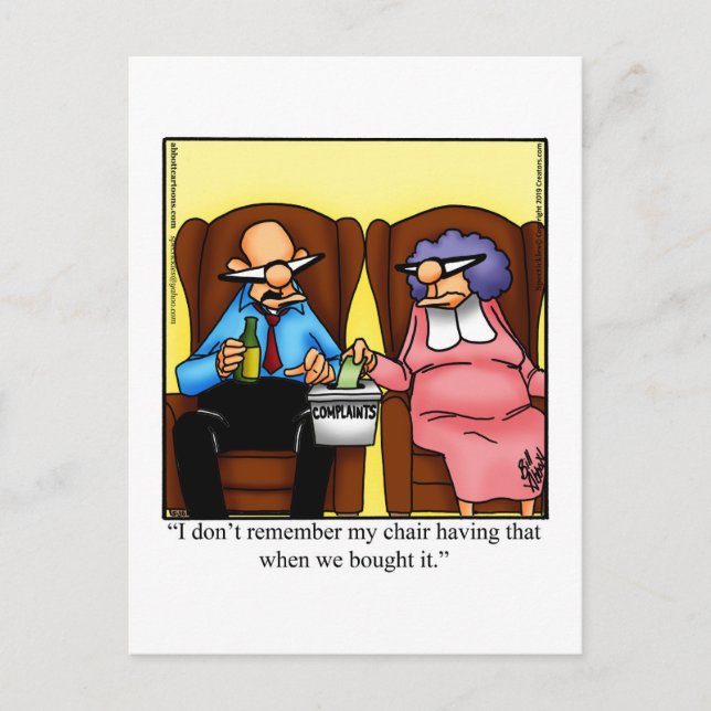 Marriage Humour Postcard " Spectickles" (Front)