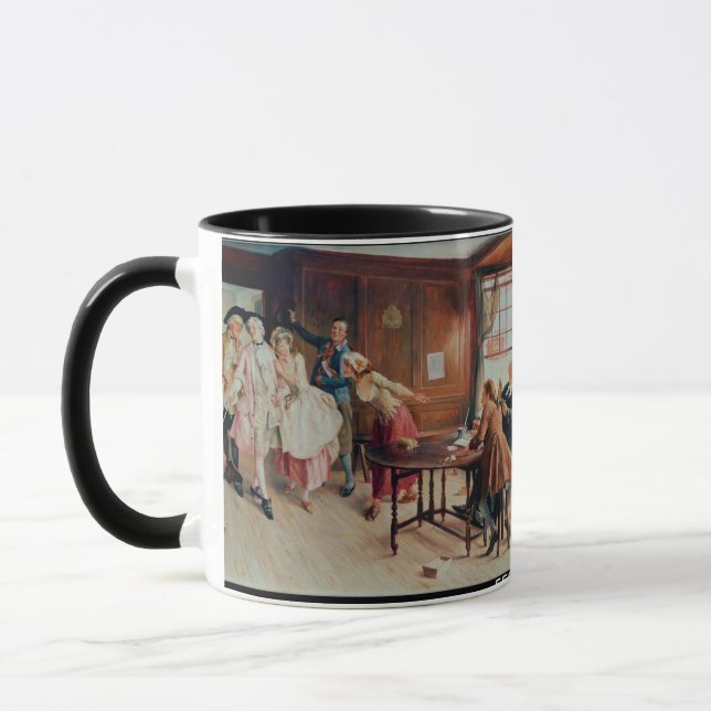 Marriage in Fleet Street, 1898 (oil on canvas) Mug (Left)