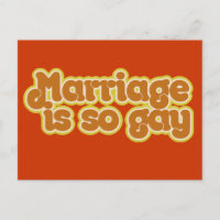Marriage is so gay