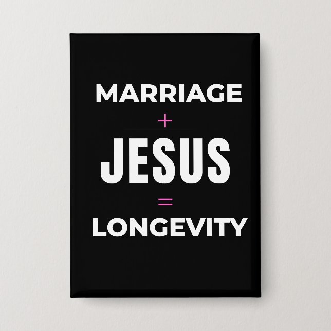 Marriage + Jesus = Longevity (Front)