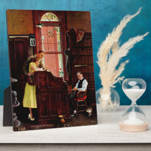 Marriage License by Norman Rockwell Plaque
