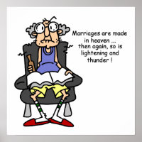 Marriage, Lightning, Thunder Humour