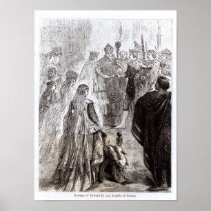 Marriage of Edward II and Isabella of France Poster