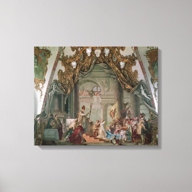 Marriage of Frederick I  Barbarossa Canvas Print (Front)