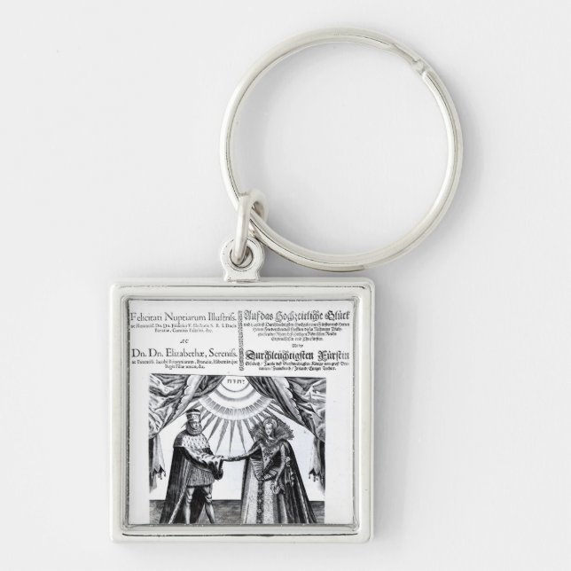 Marriage of Princess Elizabeth Key Ring (Front)