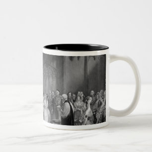 Marriage of Queen Victoria and Prince Albert Two-Tone Coffee Mug