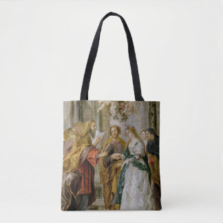 Marriage of the Virgin by Peter Paul Rubens Tote Bag