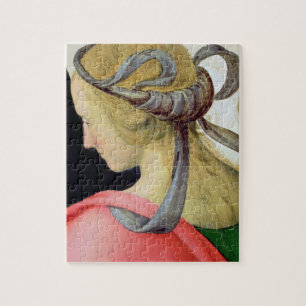 Marriage of the Virgin, detail showing one of the Jigsaw Puzzle