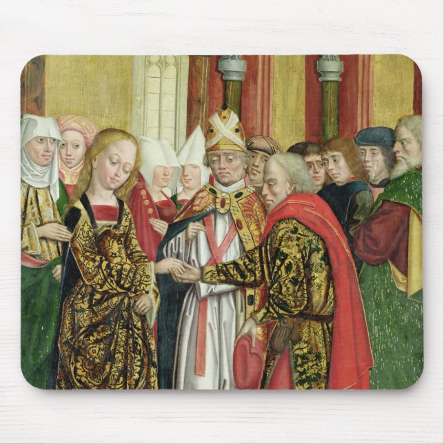 Marriage of the Virgin, from the Dome Altar, 1499 Mouse Pad (Front)