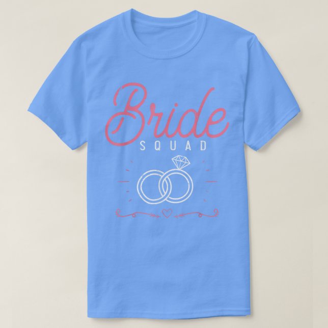 Marriage Party Bride Squad Bachelorette Party Wome T-Shirt (Design Front)