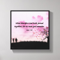 Marriage - Premium Wrapped Canvas (Gloss)