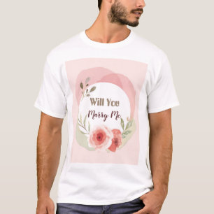 Marriage Proposal White, Pick T-Shirt