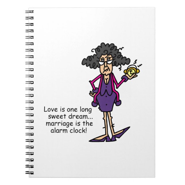 Marriage Rude Awakening Notebook (Front)