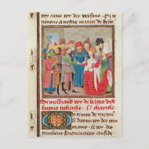Marriage Scene Postcard