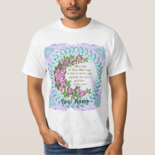 Marriage Verse wedding t-shirt