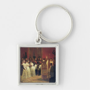 Marriages of Queen Isabella II Key Ring