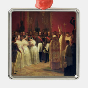 Marriages of Queen Isabella II Metal Tree Decoration
