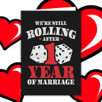 Married 1 Year Funny 1st Wedding Anniversary
