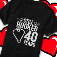 Married 40 Years Fishing Funny 40th Anniversary