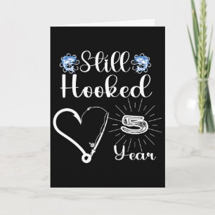 Married 5 Years - Fishing Couple - 5th Wedding Ann Card