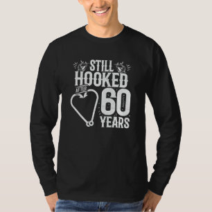 Married 60 Years - Fishing Couple - 60th Wedding A T-Shirt