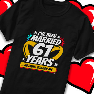 Married 61 Years Funny 61st Wedding Anniversary T-Shirt