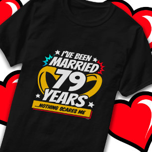 Married 79 Years Funny 79th Wedding Anniversary T-Shirt